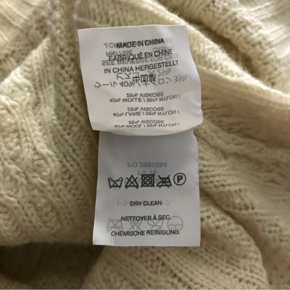 J. CREW Wool Bell Sleeve Cable Knit Sweater - Picture 7 of 10